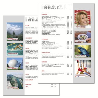Inhaltsverzeichnis Rhein-Ruhr-Magazin